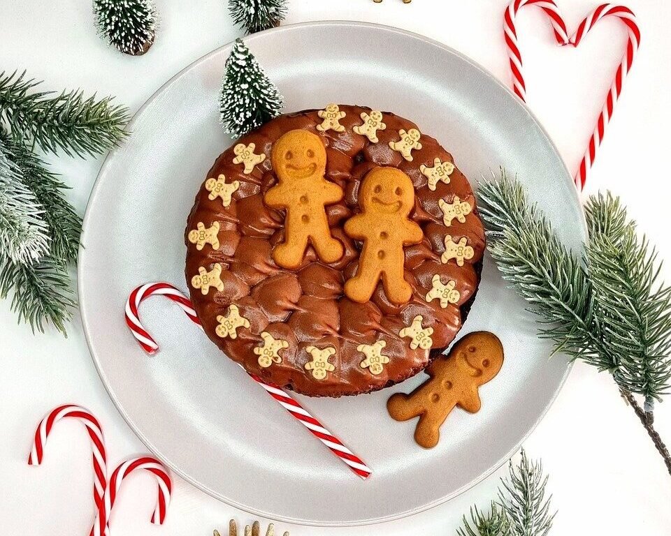 cake, chocolate cake, christmas